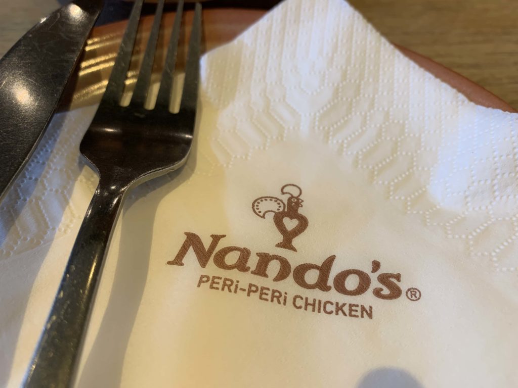 Nando'sのナプキン